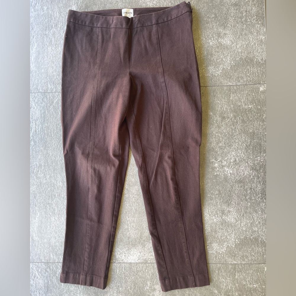Chicos Dark Brown Pants